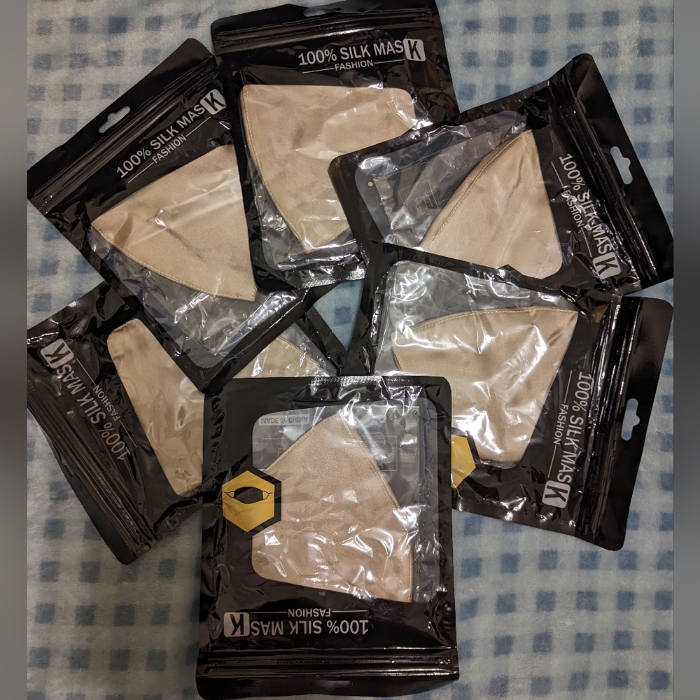 100% Silk Fashion Face Mask